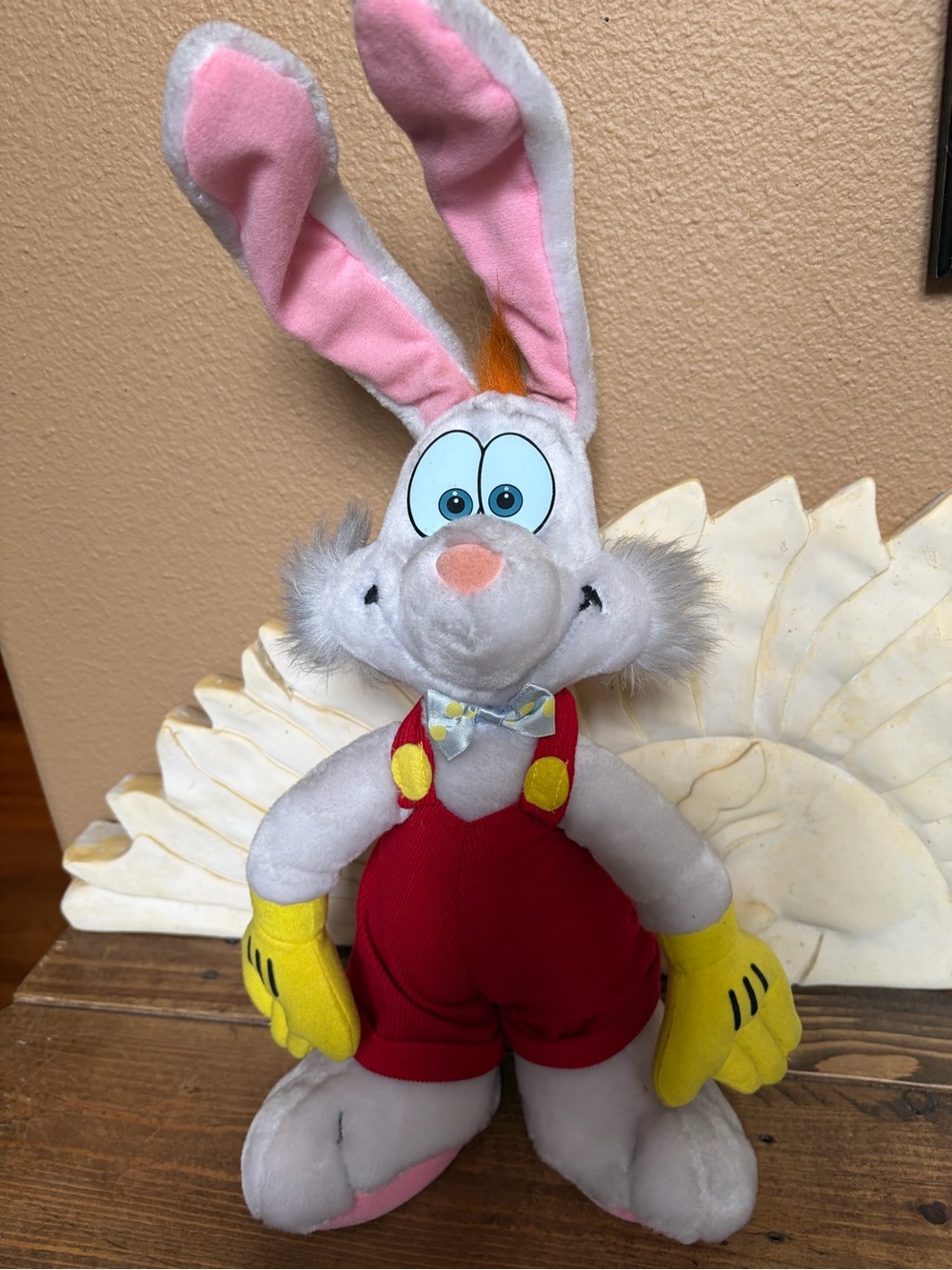 Disney Roger Rabbit 17 inch 1987 Standing Plush Rabbit - Picture 12 of 15